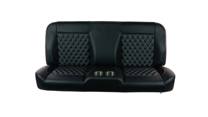 CTX Full Backrest Bench Seat 55" Diamond Pattern with Cupholders